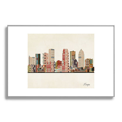 tampa skyline Framed Art Print Gallery Image 137