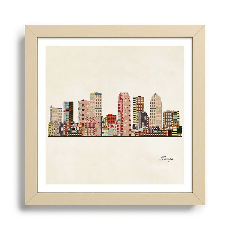 tampa skyline Framed Art Print Gallery Image 24