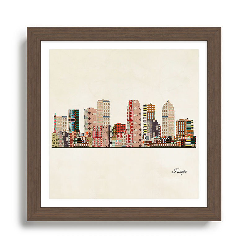 tampa skyline Framed Art Print Gallery Image 13
