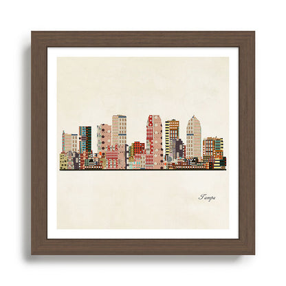 tampa skyline Framed Art Print Gallery Image 13