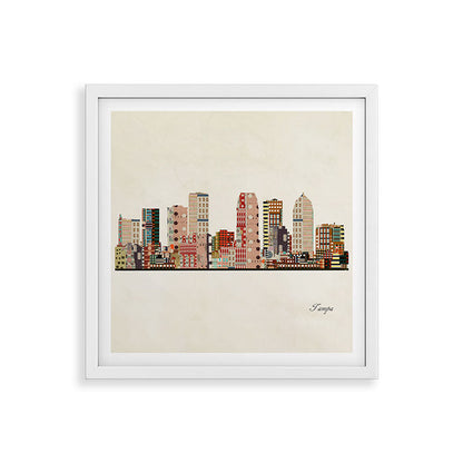 tampa skyline Framed Art Print Gallery Image 38