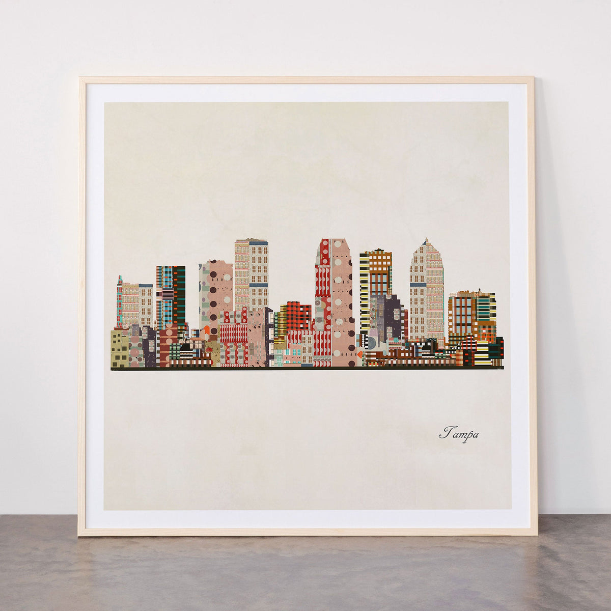 tampa skyline Framed Art Print Gallery Image 33