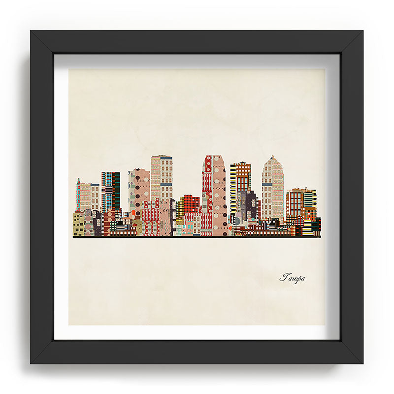 tampa skyline Framed Art Print Gallery Image 90