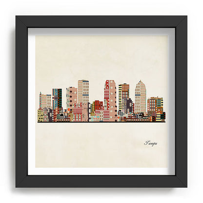 tampa skyline Framed Art Print Gallery Image 90