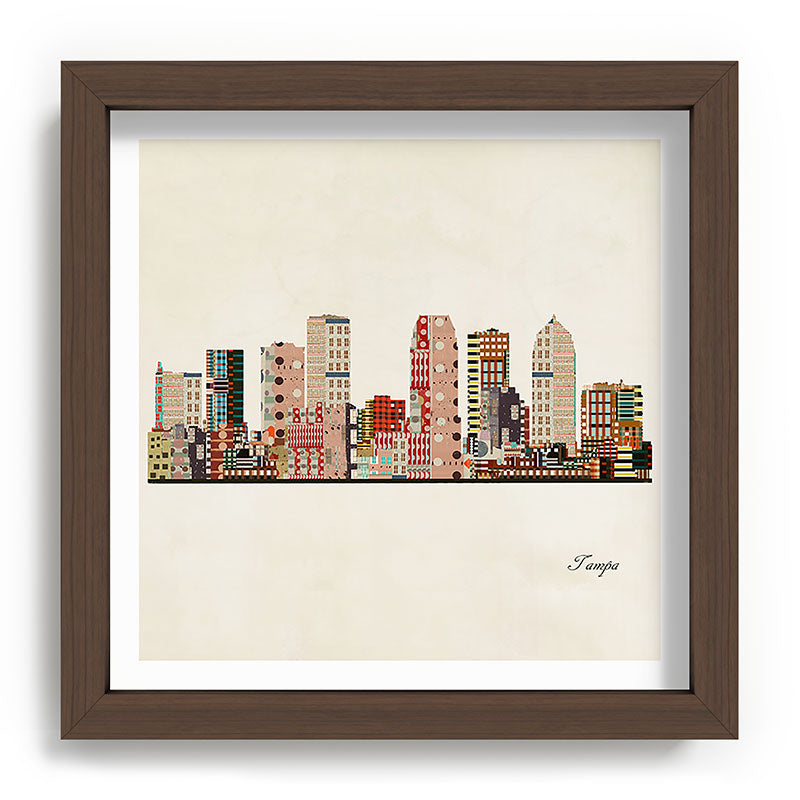 tampa skyline Framed Art Print Gallery Image 98