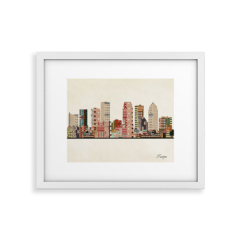 tampa skyline Framed Art Print Gallery Image 31