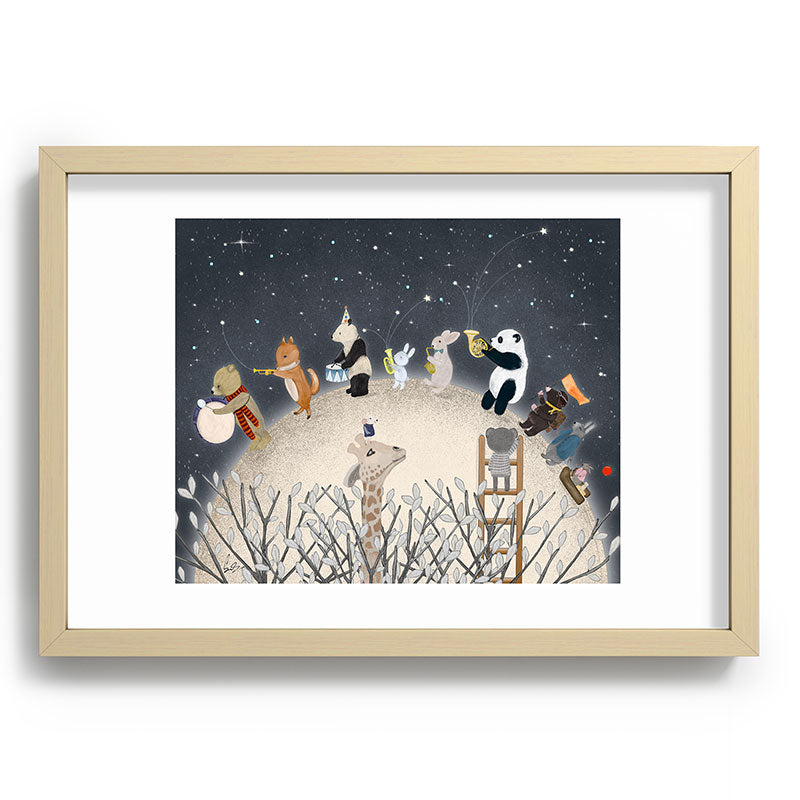 the moon song Framed Art Print Gallery Image 97