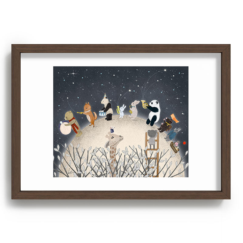 the moon song Framed Art Print Gallery Image 89
