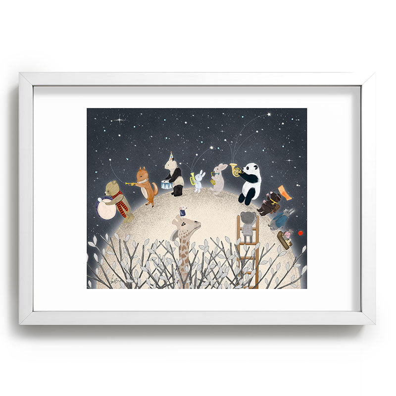 the moon song Framed Art Print Gallery Image 105