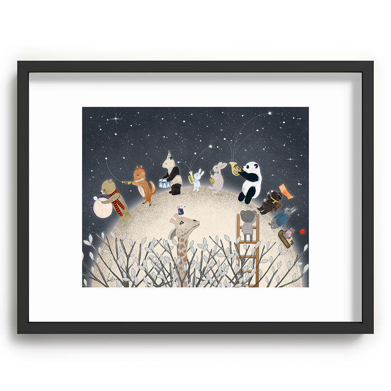 the moon song Framed Art Print Gallery Image 83