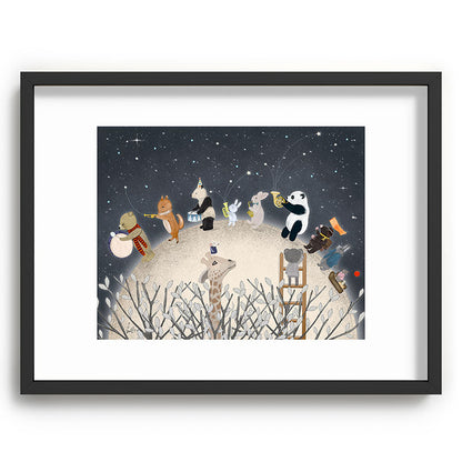 the moon song Framed Art Print Gallery Image 83