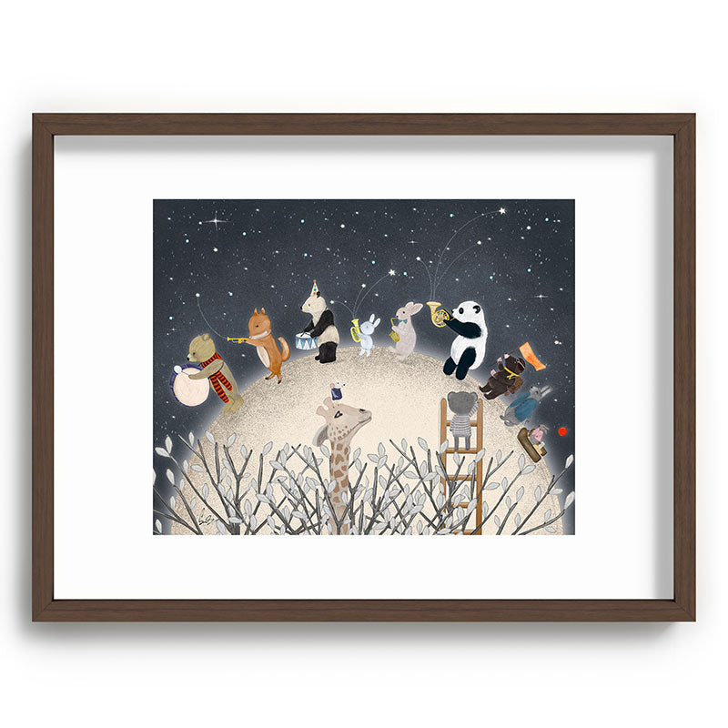 the moon song Framed Art Print Gallery Image 92
