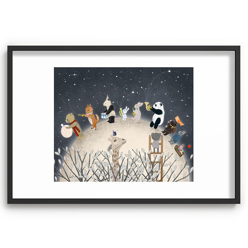 the moon song Framed Art Print Gallery Image 85