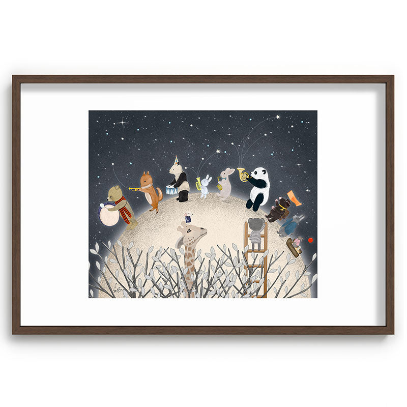 the moon song Framed Art Print Gallery Image 94