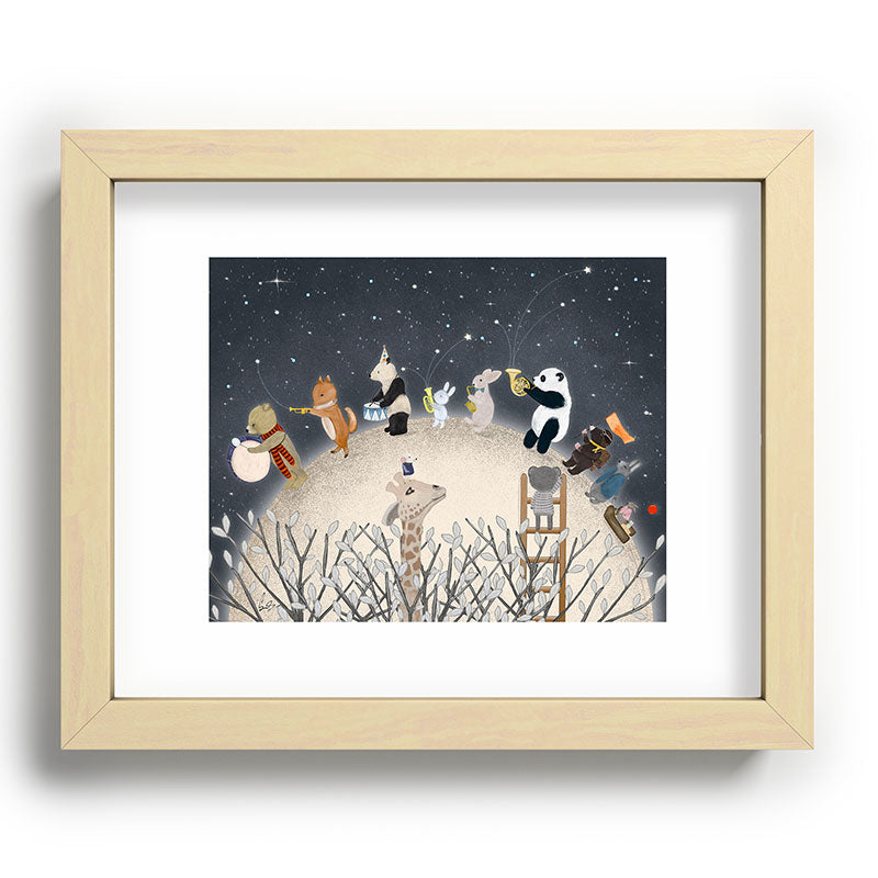 the moon song Framed Art Print Gallery Image 95