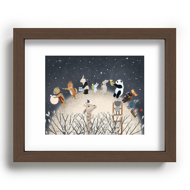 the moon song Framed Art Print Gallery Image 88