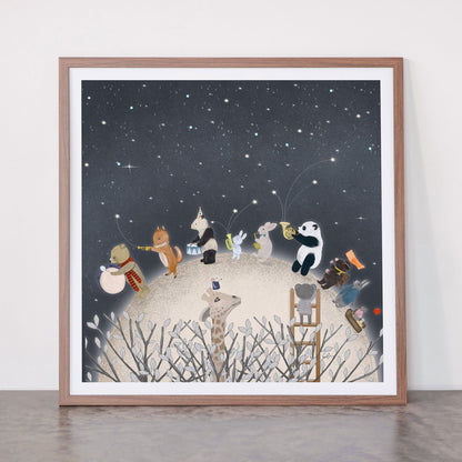 the moon song Framed Art Print Gallery Image 66