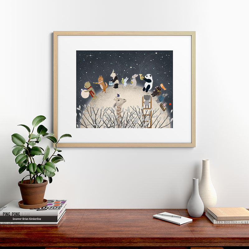 the moon song Framed Art Print Gallery Image 67