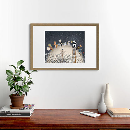 the moon song Framed Art Print Gallery Image 56