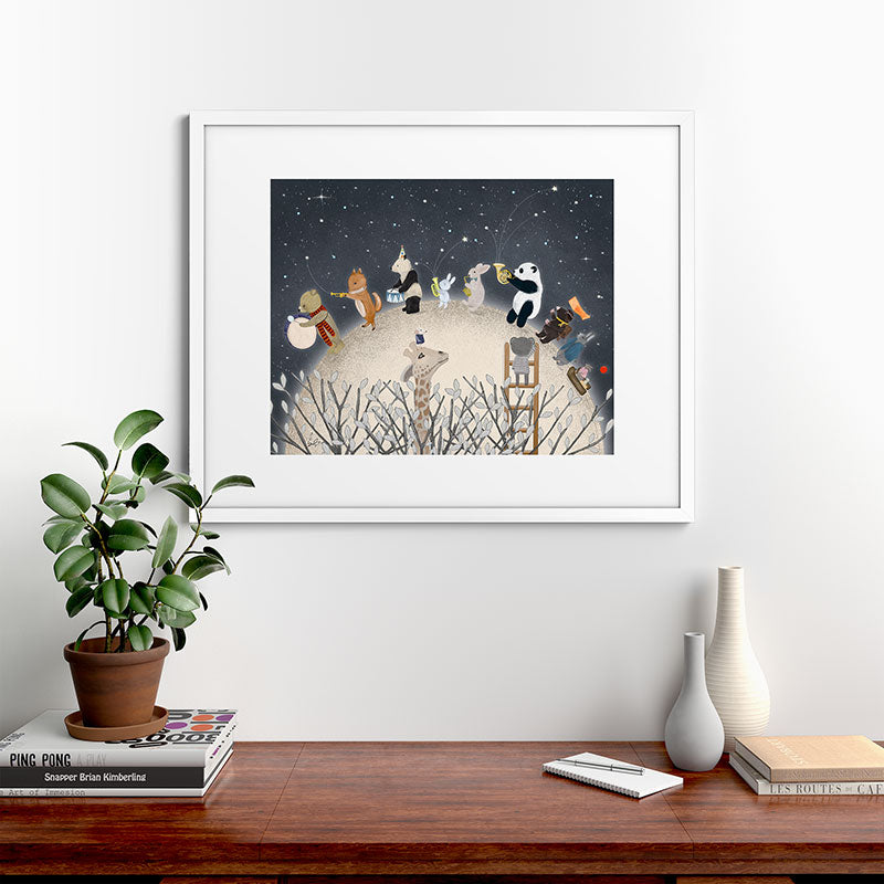 the moon song Framed Art Print Gallery Image 76