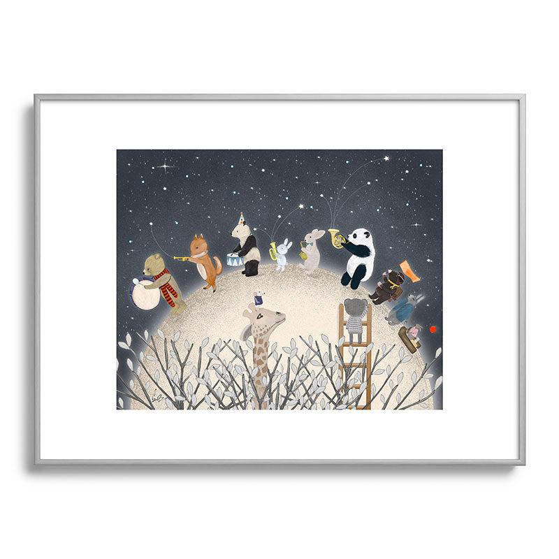 the moon song Framed Art Print Gallery Image 135