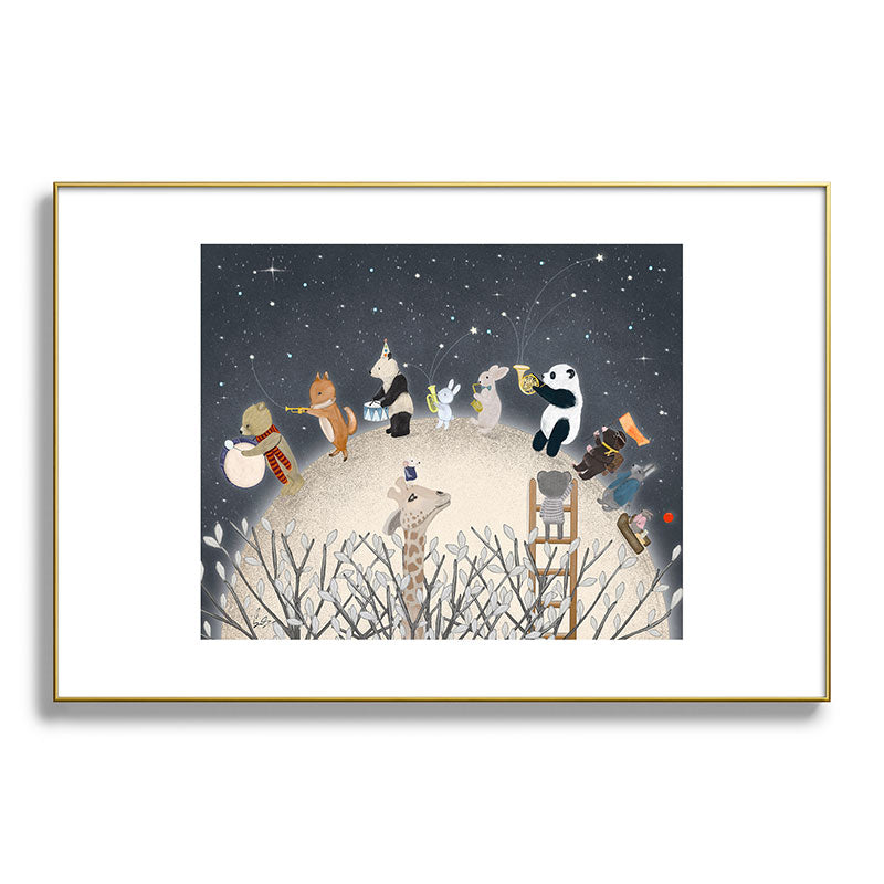 the moon song Framed Art Print Gallery Image 128