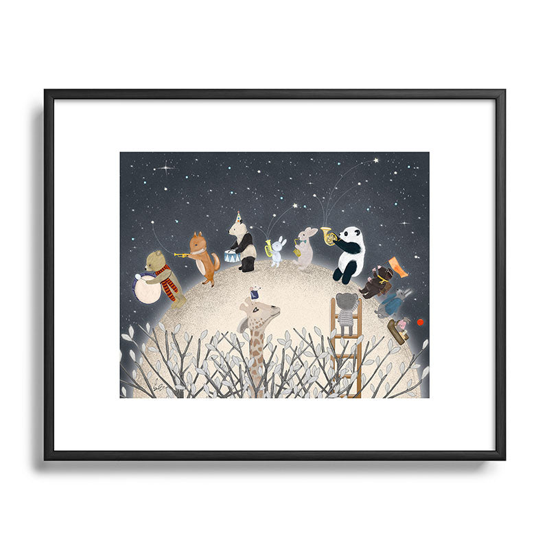 the moon song Framed Art Print Gallery Image 111
