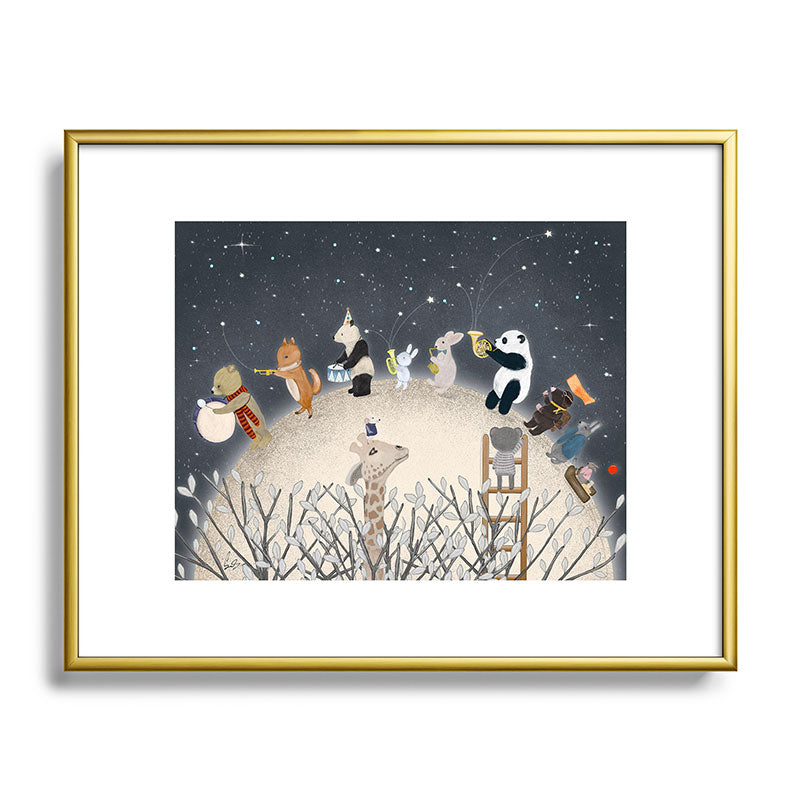 the moon song Framed Art Print Gallery Image 120
