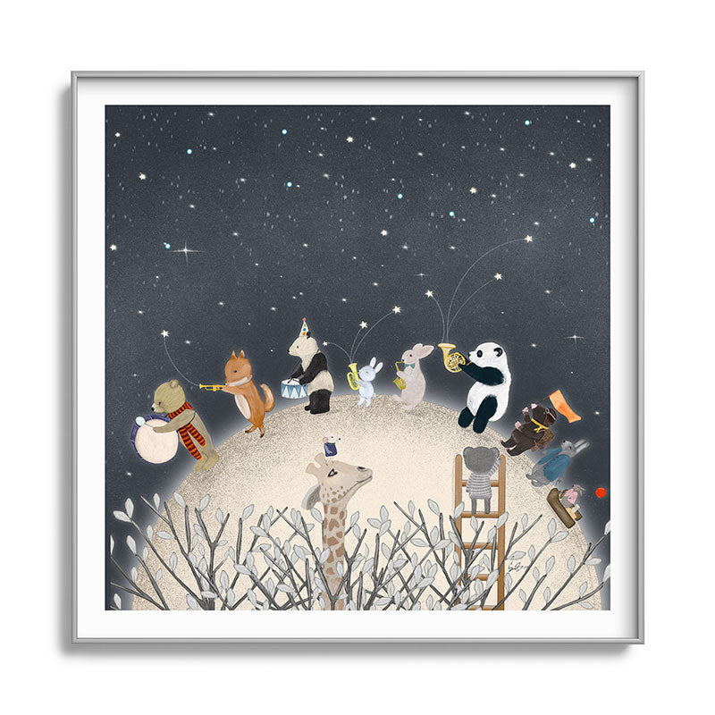 the moon song Framed Art Print Gallery Image 141
