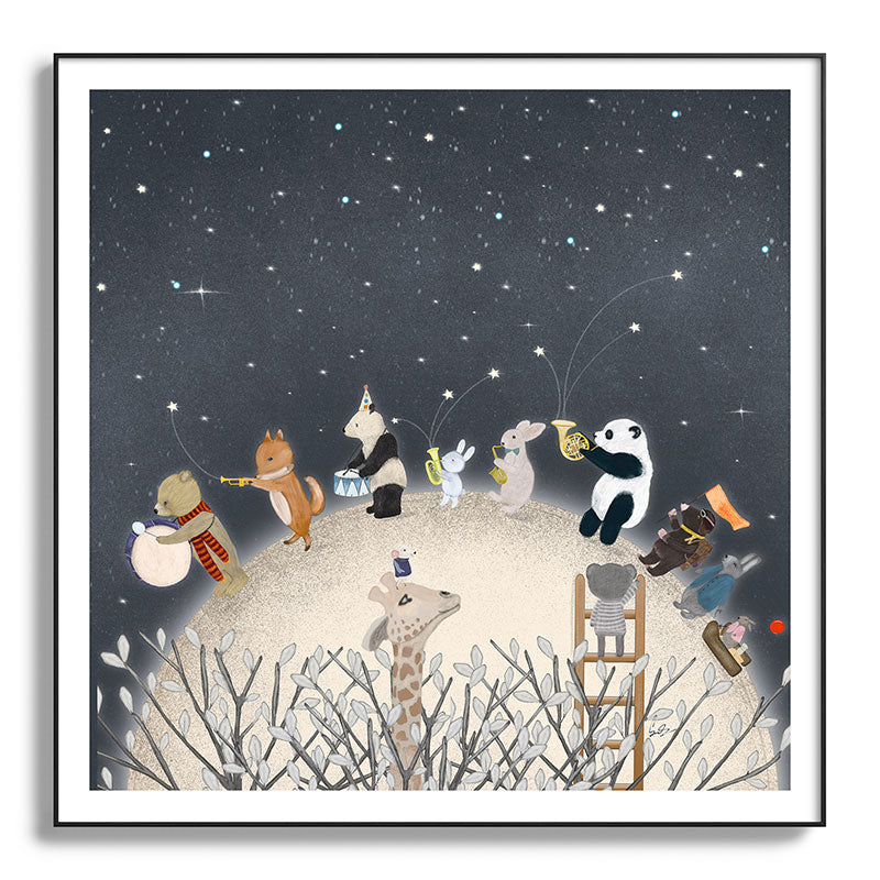the moon song Framed Art Print Gallery Image 130