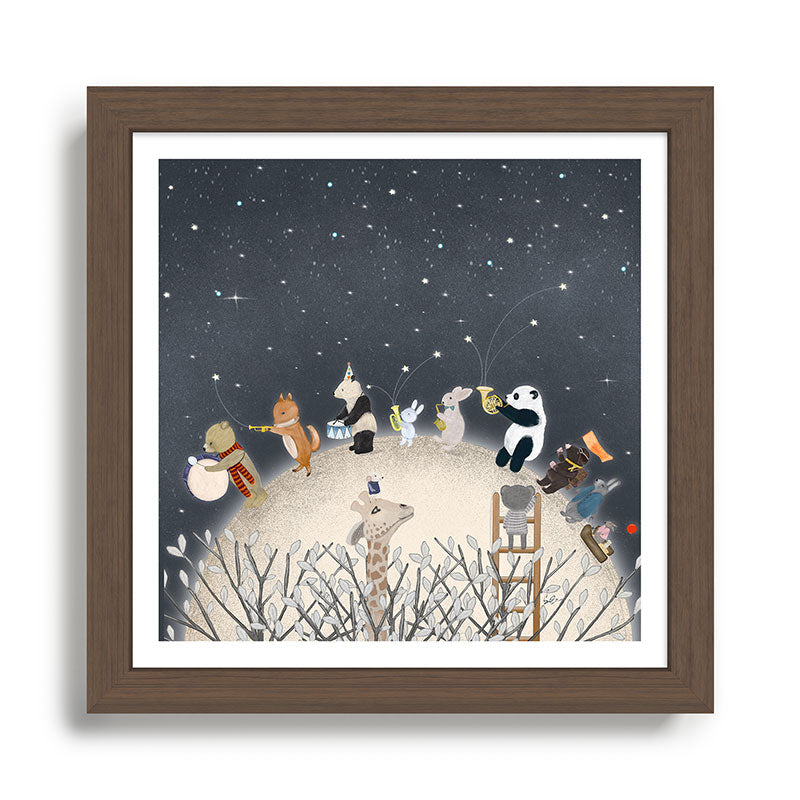 the moon song Framed Art Print Gallery Image 13