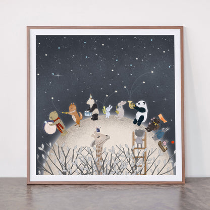 the moon song Framed Art Print Gallery Image 21