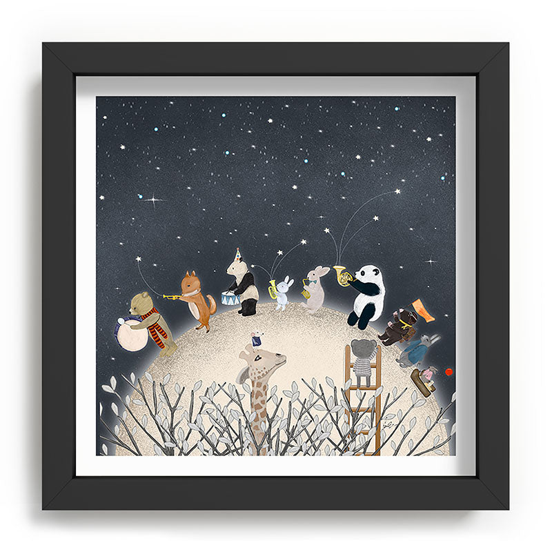 the moon song Framed Art Print Gallery Image 90