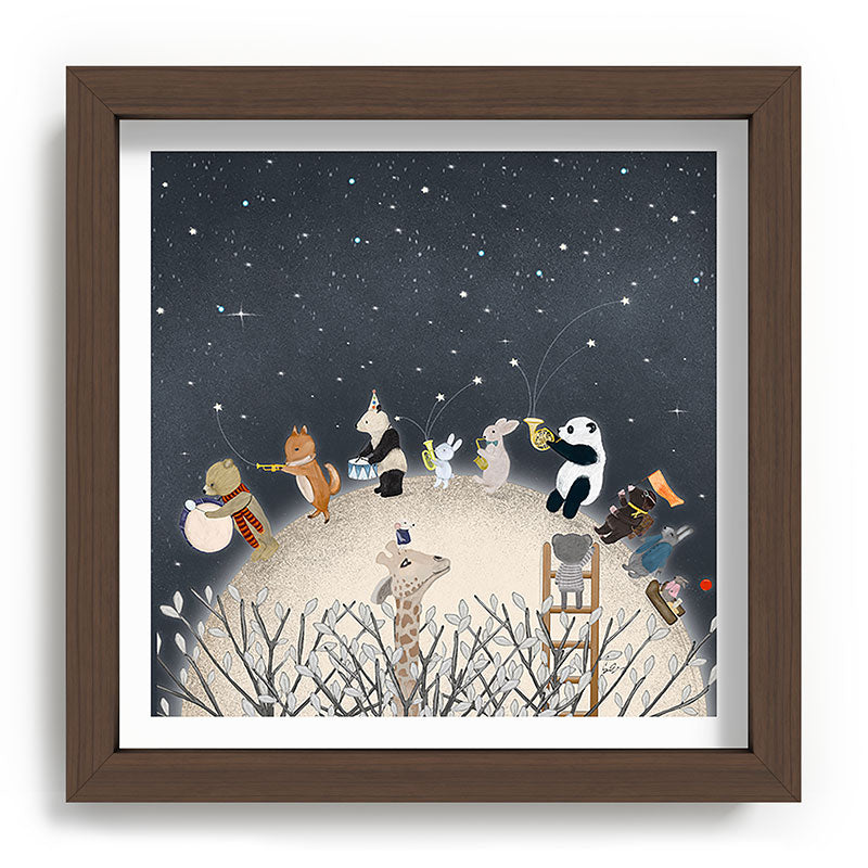 the moon song Framed Art Print Gallery Image 98