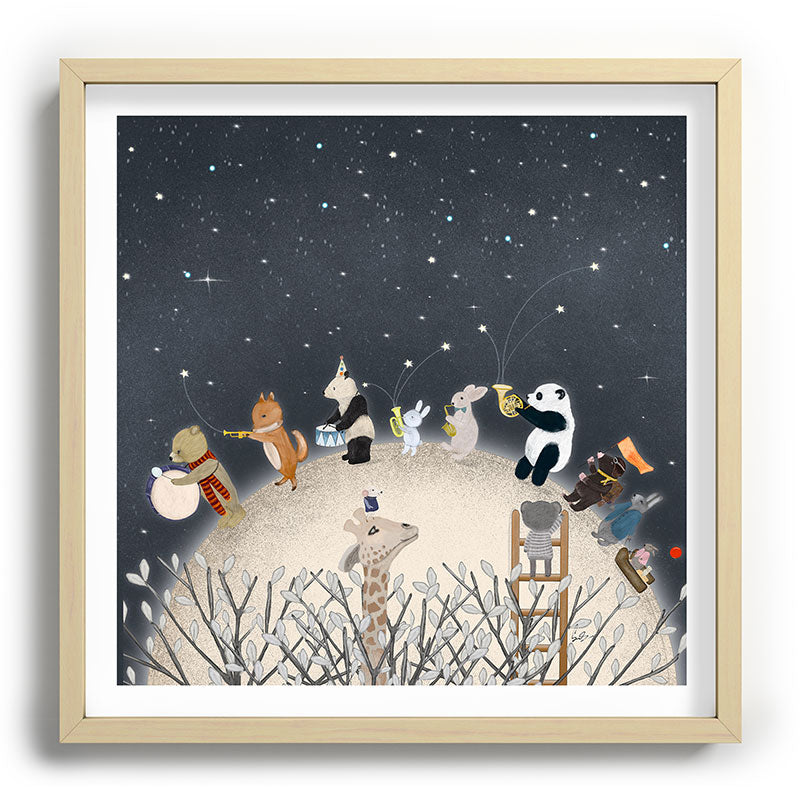 the moon song Framed Art Print Gallery Image 109