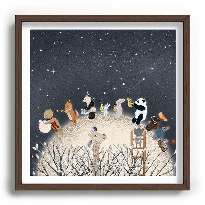the moon song Framed Art Print Gallery Image 101