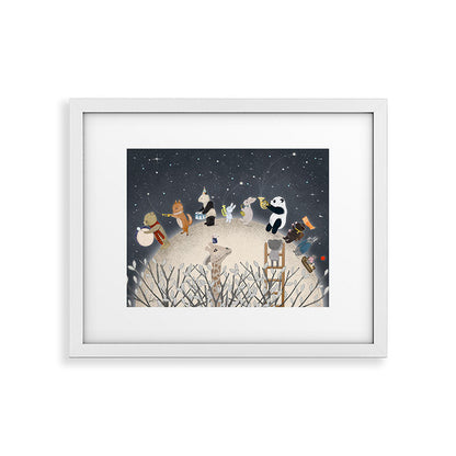 the moon song Framed Art Print Gallery Image 34