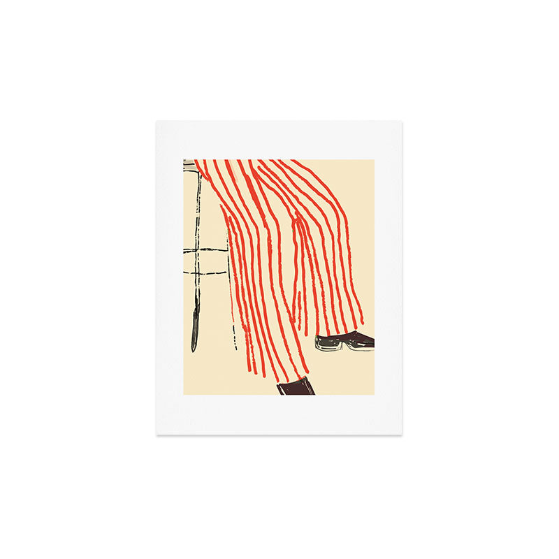 Stripe Pants Art Print Gallery Image 3