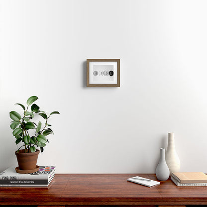 Cowboy Hat Wall - Black and White Framed Art Print Gallery Image 8