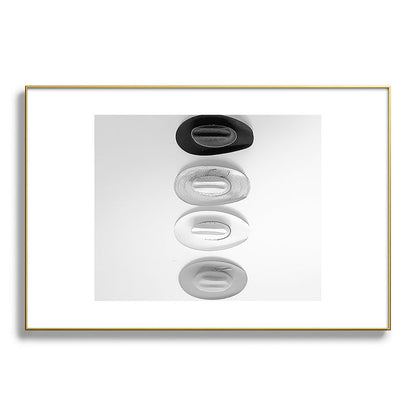 Cowboy Hat Wall - Black and White Framed Art Print Gallery Image 93