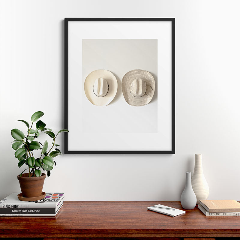 Cowboy Hat Wall Framed Art Print Gallery Image 7