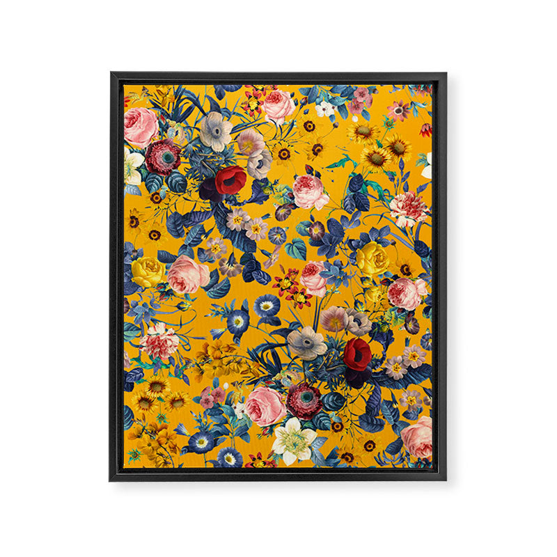 Summer Botanical Garden IX Framed Canvas Print Gallery Image 1