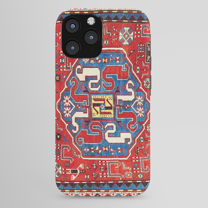 Chondzoresk Karabagh Caucasian Antique Carpet Print iPhone Case Gallery Image 44