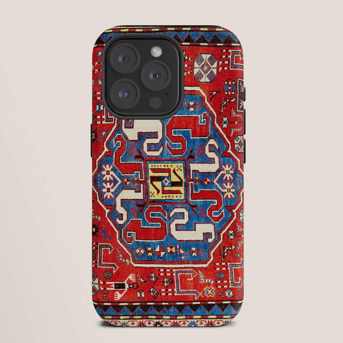 Chondzoresk Karabagh Caucasian Antique Carpet Print iPhone Case Gallery Image 11