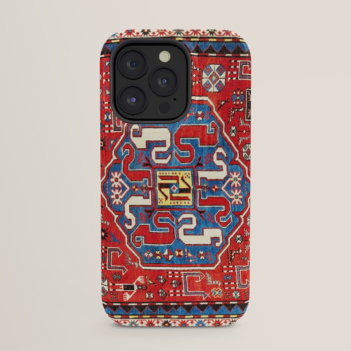Chondzoresk Karabagh Caucasian Antique Carpet Print iPhone Case Gallery Image 23