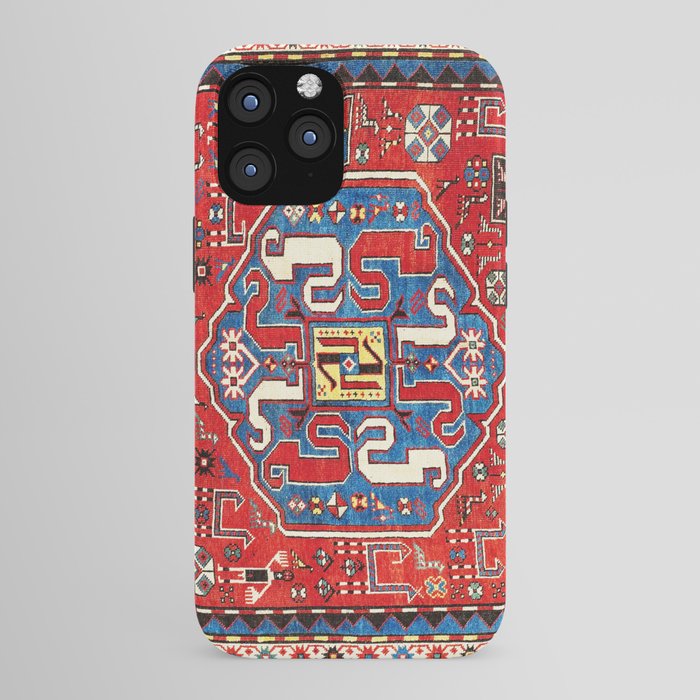 Chondzoresk Karabagh Caucasian Antique Carpet Print iPhone Case Gallery Image 43