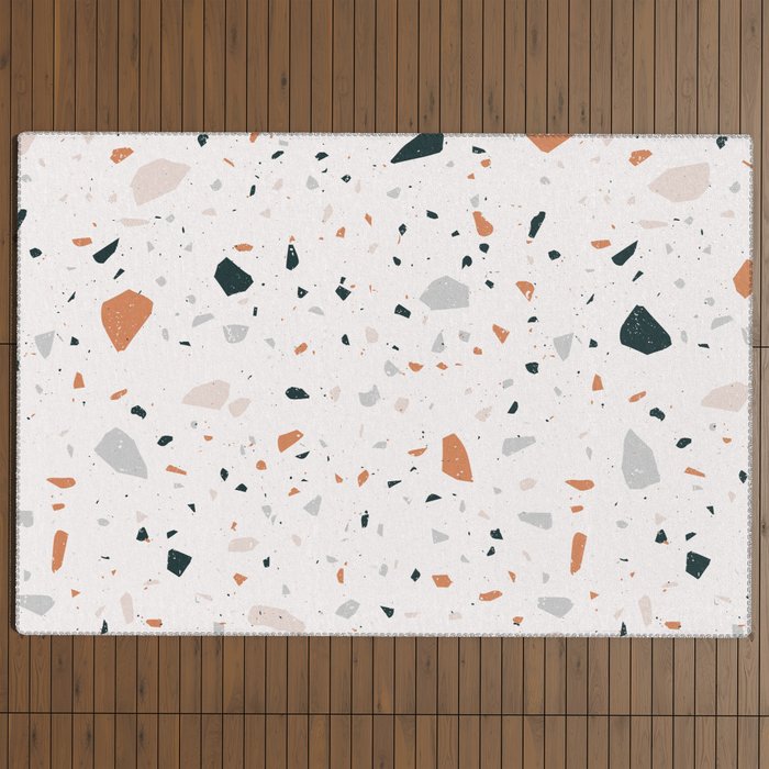 Terrazzo + Copper Outdoor Rug Gallery Image 4
