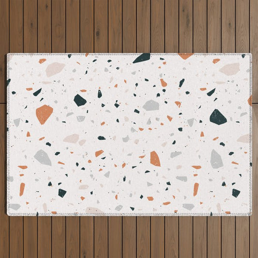 Terrazzo + Copper Outdoor Rug Gallery Image 2
