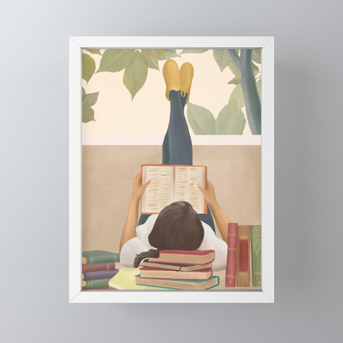Bookworm Mini Art Print Gallery Image 4