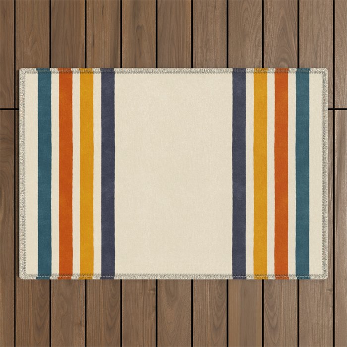 Blanket Stripe - classic Outdoor Rug Gallery Image 1
